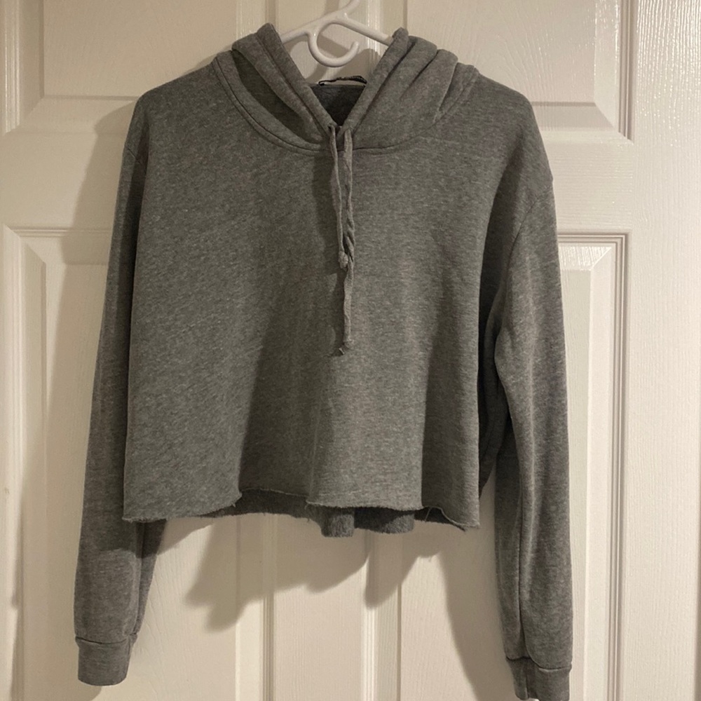 Brandy Melville cropped sweatshirt hoodie. One size